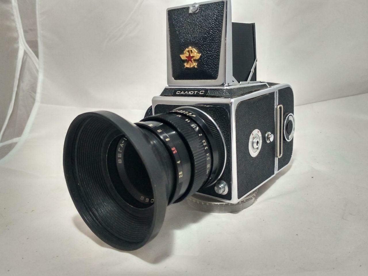 Custom SALUT-C Vega-12 2.8 90mm CLA (Kiev-88 Hasselblad) 6x6 medium format very rare