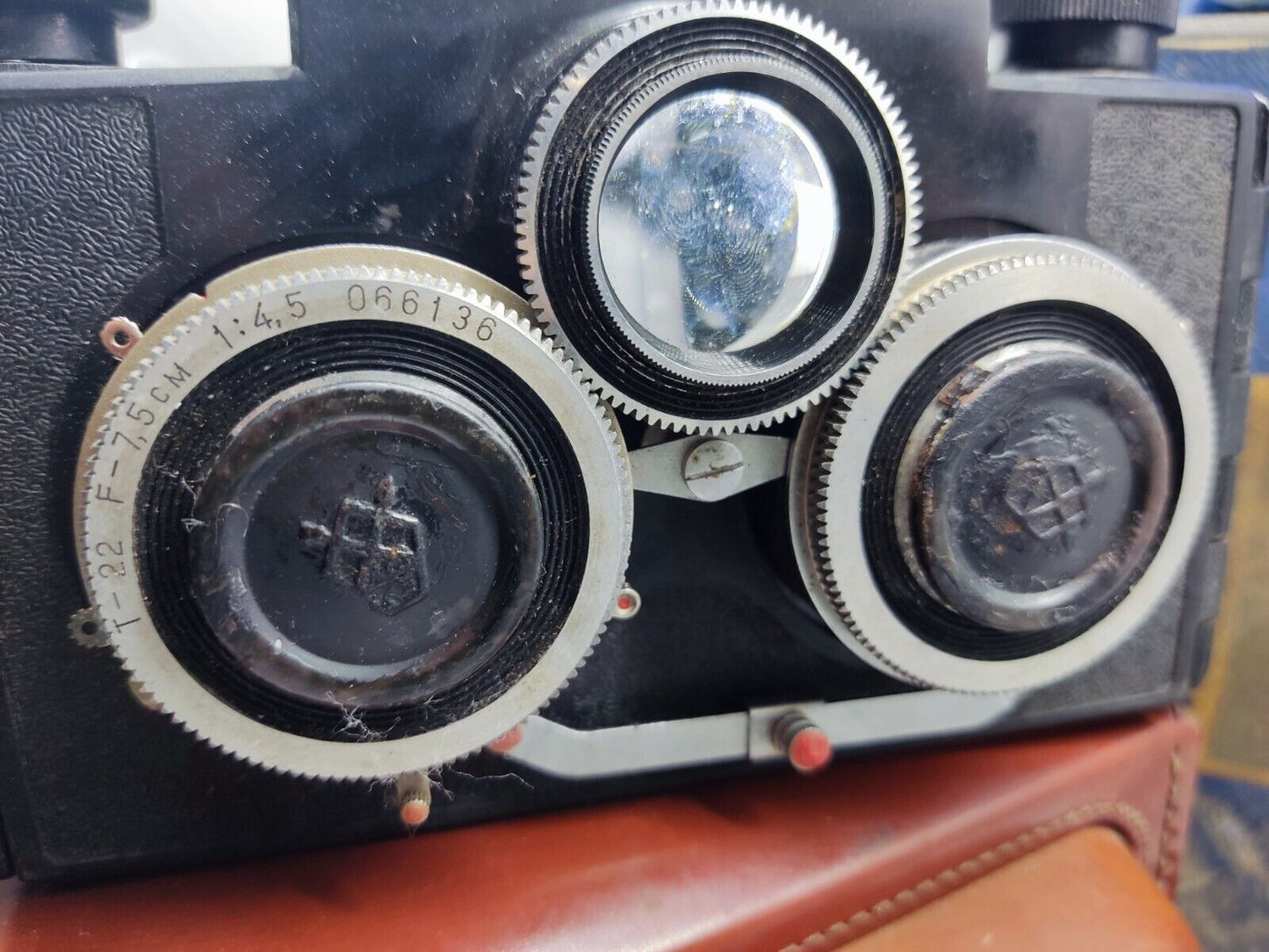Sputnik + Stereo Kit FULL SET Stereoscopic 6x6 TLR Twin Lens Reflex Lomo Camera very rare