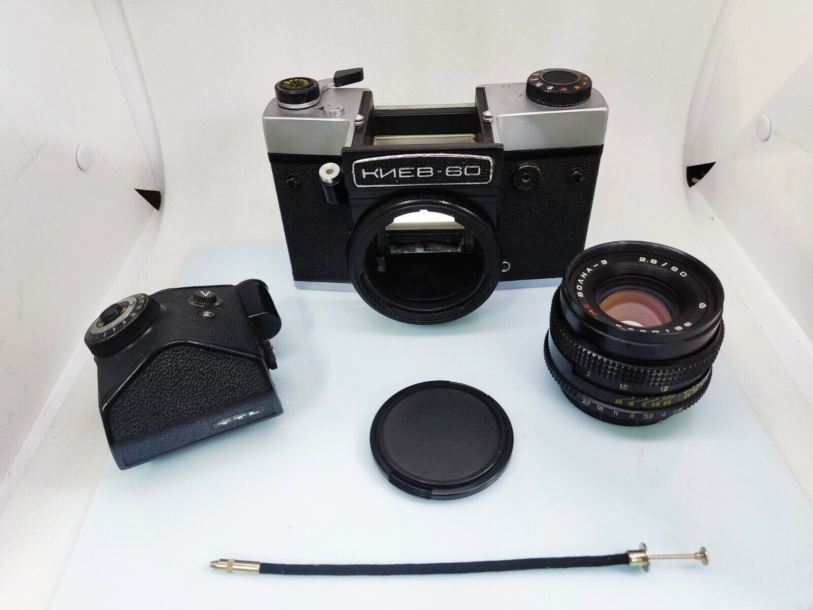 Kiev 60 6x6 Slr Kiev-60TTL SLR Medium Format 6x6 MC Volna-3 P6