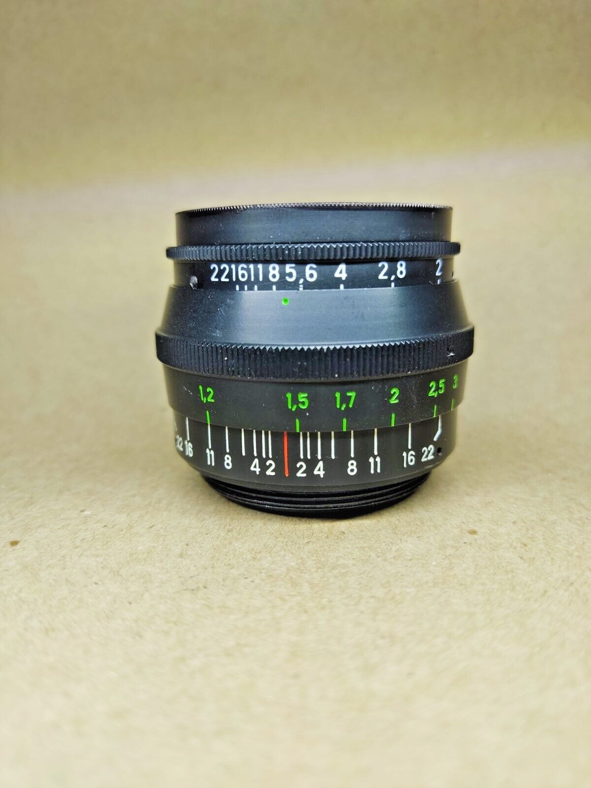 Black Jupiter-8 50mm f/2.0 M39 L39 mount for Leica FED Zorki. Sonnar Copy.