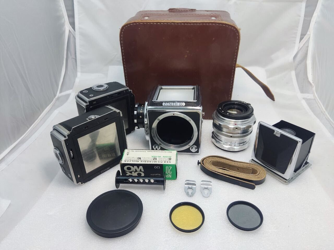 Absolutely RARE Zenith-80 CLA'd 6x6 camera collectors item Salut Kiev ...