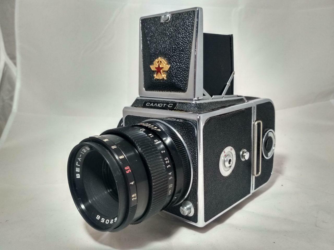 Custom SALUT-C Vega-12 2.8 90mm CLA (Kiev-88 Hasselblad) 6x6 medium format very rare