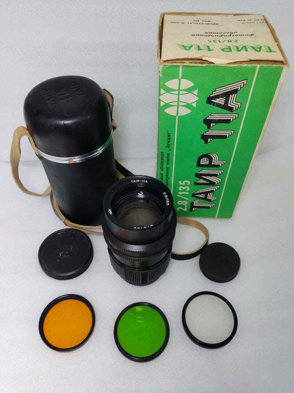 TAIR-11A 2.8/135 KMZ portrait telephoto Lens Zenit Pentax Praktica Sony Canon