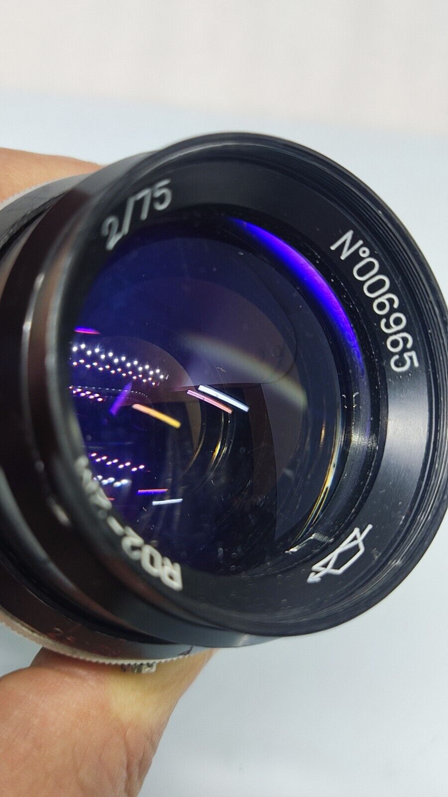 Rare PO2-2m 75mm f/2.0 OCT18 RO2 Fast Portrait cinema Lens like OKC1-75-1 OST-18