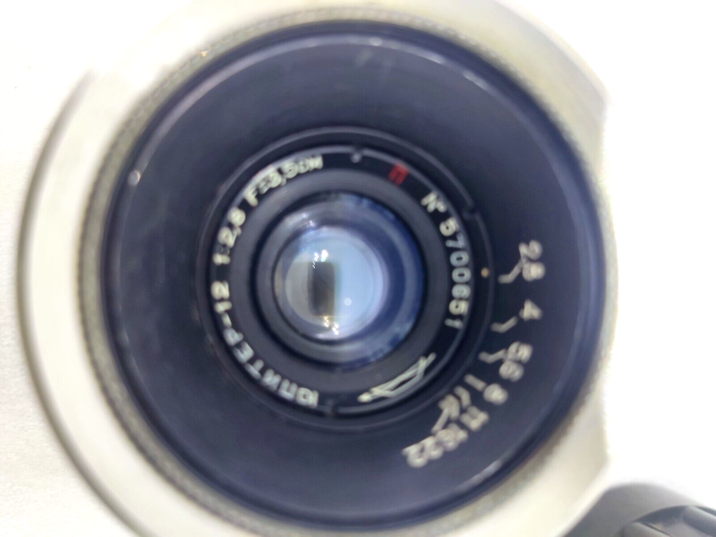 Early 1957 KMZ silver Jupiter-12 35mm f/2.8 M39 LTM Leica FED Zorki Biogon copy