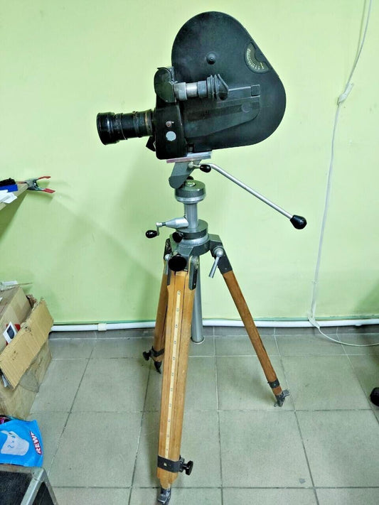Wooden Tripod Telescopic Lift FKD 100-200cm Konvas Kinor Movie Cameras Berlebach