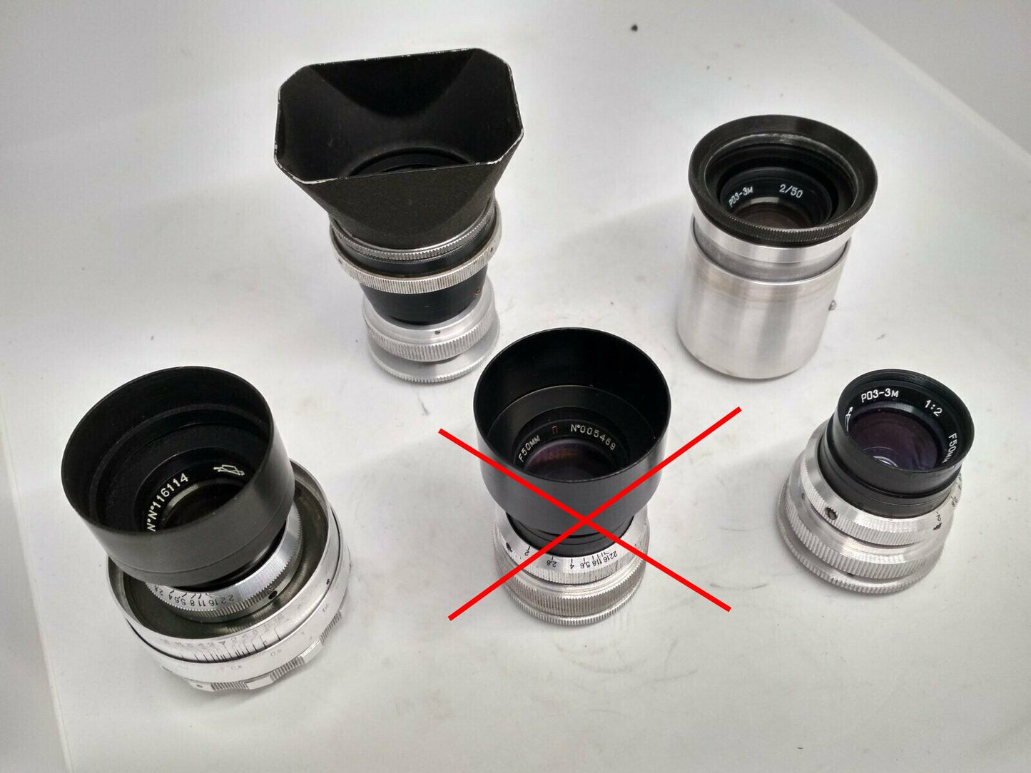OKC PO3-3m 50mm f/2 M39 RFr mirroless cameras CZ Planar Copy Konvas OKC1-50-1