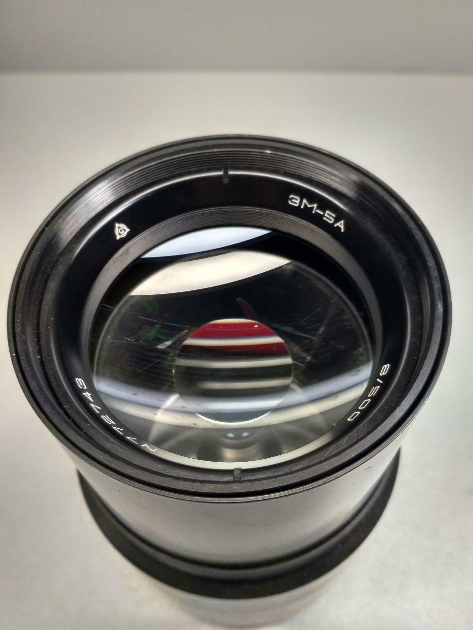 3M-5A 500mm f/8 Russian Reflex Mirror Tele Lens M42 like MTO-500 ZM-5A USSR