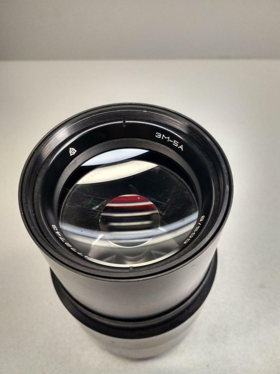 3M-5A 500mm f/8 Russian Reflex Mirror Tele Lens M42 like MTO-500 ZM-5A USSR