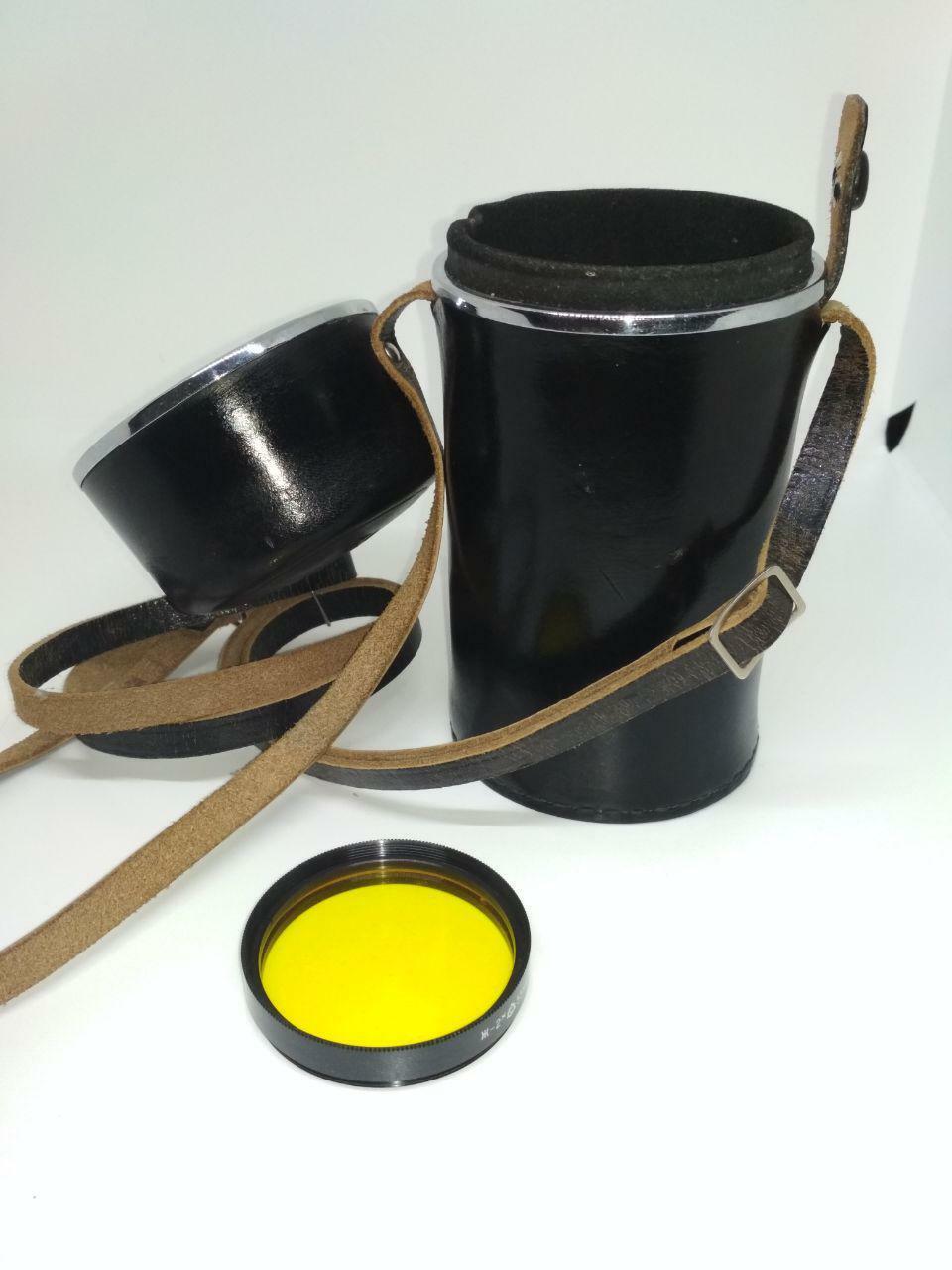 TAIR-11A Tair-11 Original Storage Box Leather Case Tube Lens Holder USSR