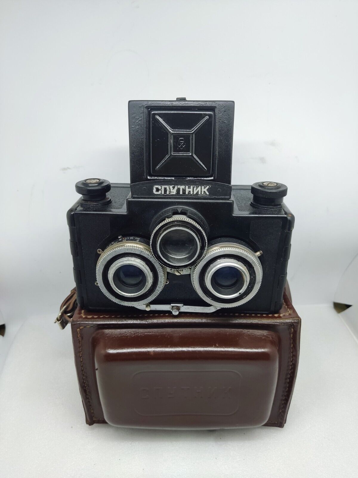 Sputnik Early Editon Stereoscopic 6x6 TLR Twin Lens Reflex Lomo Stereo Camera