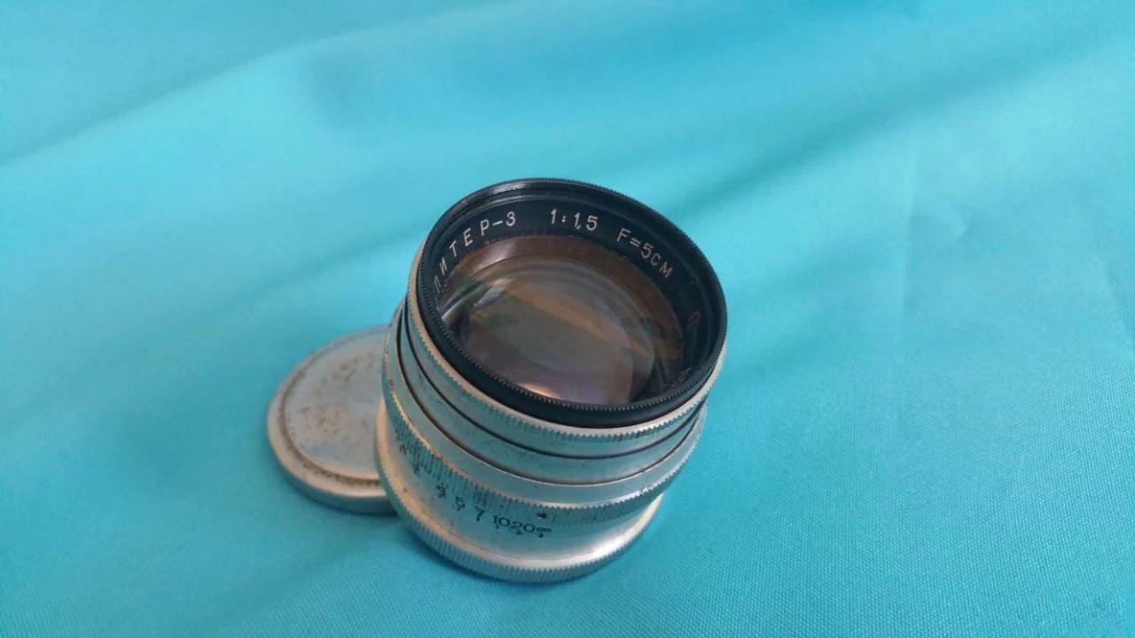 Jupiter-3 1.5/50 M39 L39 + Leica M adapter portrait lens Carl Zeiss Sonnar copy