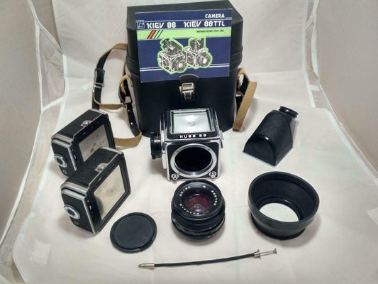 Kiev-88 Volna-3 2.8/80mm CLA Arax SLR Medium Format SALUT-S, Hasselblad Rare Kit