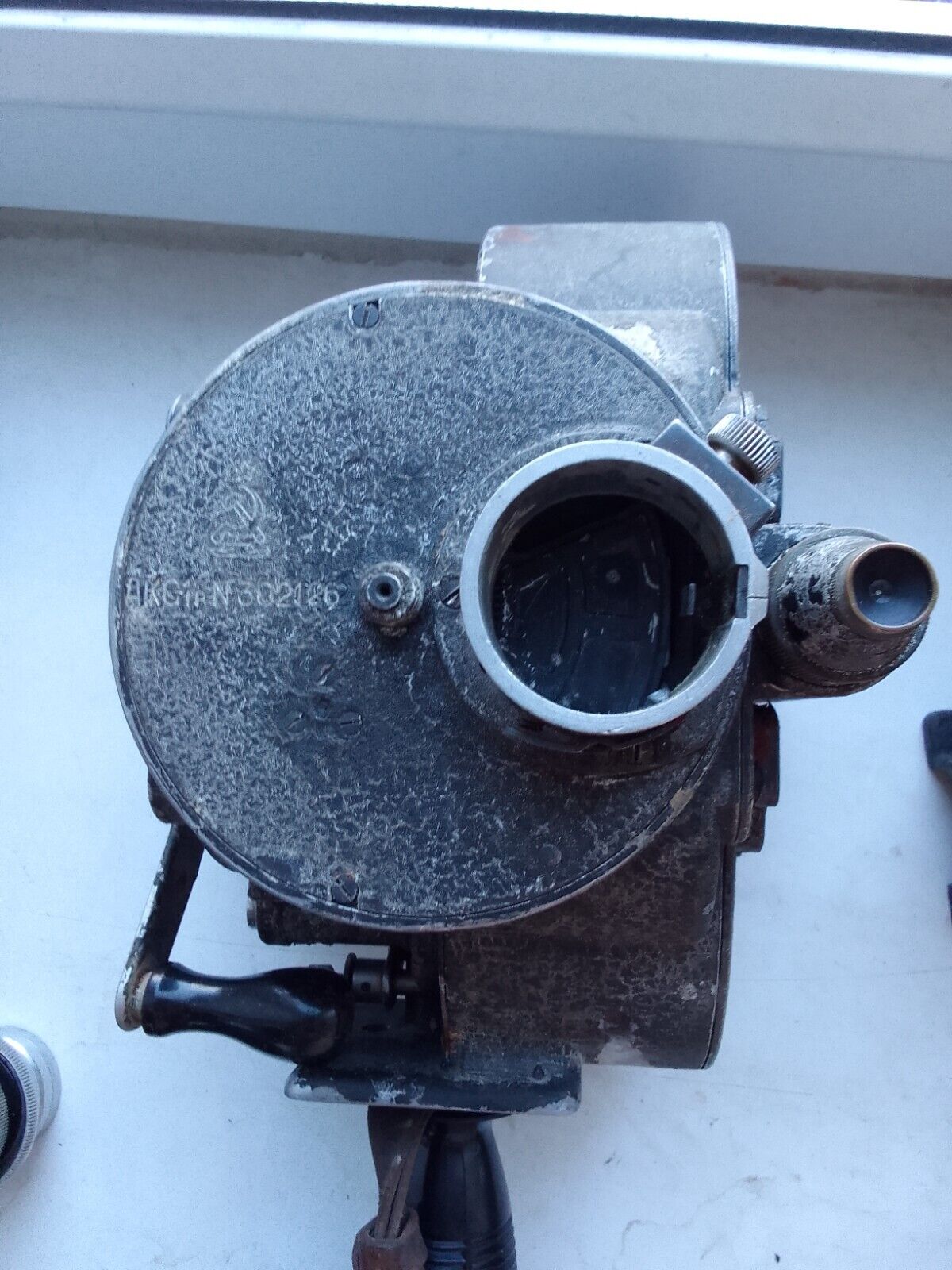 Absolutely rare AKC-1p 35mm movie camera + K10T collimator sight Eyemo copy AKS